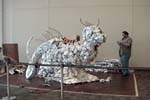Kim Graham's dragon sculpture at GenCon 2004